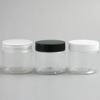 24x60 г празни прозрачни контейнер за козметичен крем Контейнери за крем 60cc 60 мл за козметични опаковки Пластмасови бутилки с пластмасов капак
