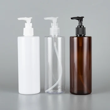 250 мл 350 мл празни пластмасови бутилки Помпа за лосион Опаковка течен сапун за лична хигиена Шампоан почистващо средство за лице на Козметична опаковка