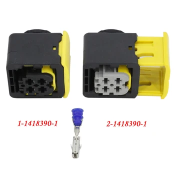 4-пинов конектор за свързване на автомобилни сензори с клеммами 2-1418390-1 и 1-1418390-1