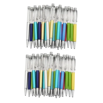 54 ОПАКОВАНЕ на цветни химикалки от празни туби с плаващи дръжки 