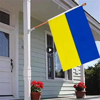 60X90/90x150 см Националното знаме на Украйна, развевающиеся знамена без флагштока, президентски знамена на Украйна, банер за украса