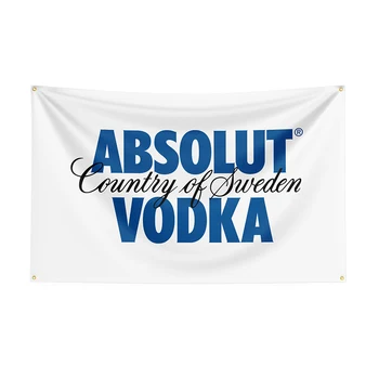 90x150 см Флаг Absolut Vodkas, банер за алкохол с принтом от полиестер за декор