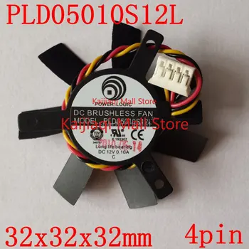 PLD05010S12L 32x32x32 мм, 45 мм, DC 12V 0.1 A 4PIN фен видео карти