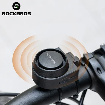 Rockbros официален разговор Type-C, Акумулаторна батерия противоугонный електрически сигнал с дистанционно управление IPX5 Аксесоари за предупреждение за колоездене