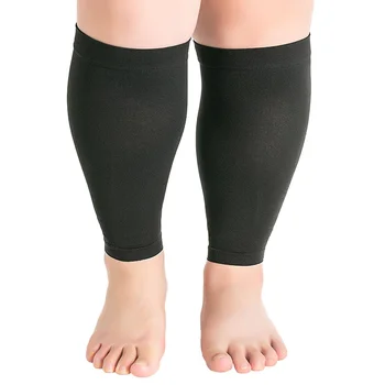 S-7XL, компресия ръкави за бягане, атлетика, долната част на крака, мъжки и женски чорапи, без костилка, чорапи с разширени вени