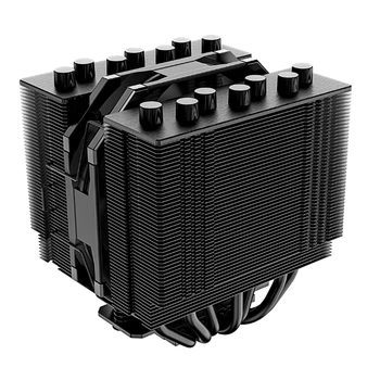 SE-207-XT тънък черен, със 7 топлинна тръби процесора охладител с два вентилатор радиатор и радиатор за AMD 1700 Am4 2011