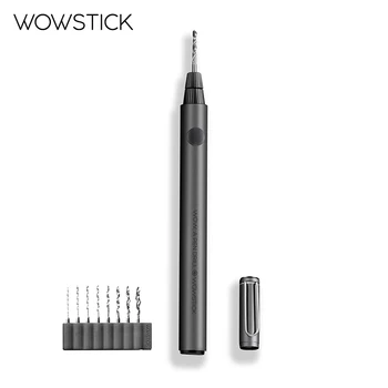 Wowstick бормашина 11 В 1, мини-електрическа бормашина, безжична многофункционална литиева батерия, ръчна бормашина за дърво, пластмаса, алуминиева монети