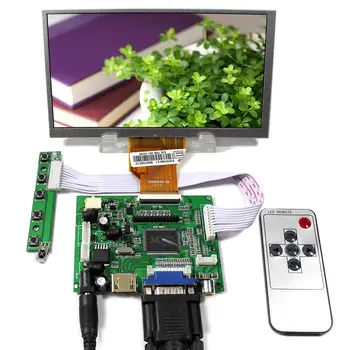А контролер HD VGA MI 2AV LCD със 7-инчов LCD екран, 800x480 AT070TN90