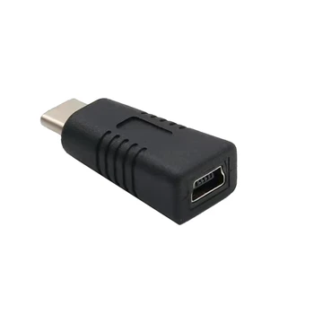Адаптер Mini USB към конектора Type C, здрав антикоррозийный преносим конвертор за зареждане на телефона, адаптер за пренос на данни, директна доставка