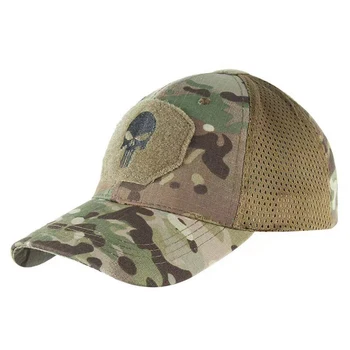 Военни шапки камуфляжные тактически армейските бойни пейнтбольные баскетболни и футболни регулируеми класически слънчеви шапки възстановяване на предишното положение за мъже
