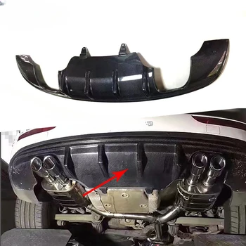 Дифузер за устни задната броня от въглеродни влакна с led осветление само за Audi Q5 Standard 2012-2018 FRP защита на задната броня украса кола