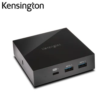 Докинг станция Kensington Nano SD2000P USB-C PD3.0 60 W DP1.2 HDMI 4K HD USB3.1 Зарядно устройство Type-C Хъб за Win/ Mac/Chrome K38260
