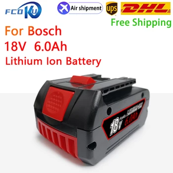 За да се литиево-йонна батерия Bosch 18V 6.0 Ah, за модели електроинструменти, электродрелей BAT609 BAT618 BAT610 акумулаторна батерия
