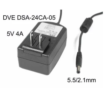 Захранващ Адаптер за лаптоп DSA-24CA-05, 5, 4 А, Корпус 5,5/2,1 мм, американски 2-пинов щепсел