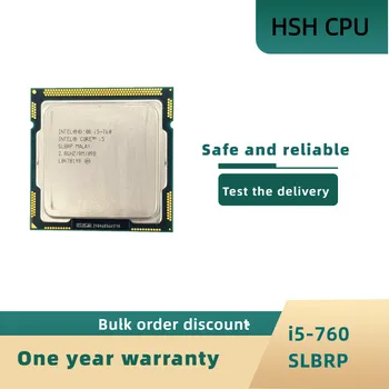 Използва процесор Core i5 760 2.80 Ghz, 8 М кеш-памет, SLBRP, LGA 1156 ПРОЦЕСОР