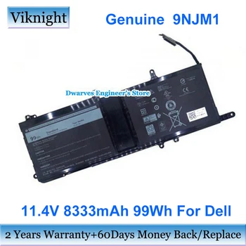 Истински Батерия за лаптоп 9NJM1 8333mah За Dell ALIENWARE 17 R4 R5 15 R3 R4 P31E002 HF250 MG2YH 0MG2YH 0546FF Батерия за Лаптоп