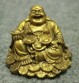 китайски будизъм, мед богатство, щастлив смях, статуя на Буда Майтрейя