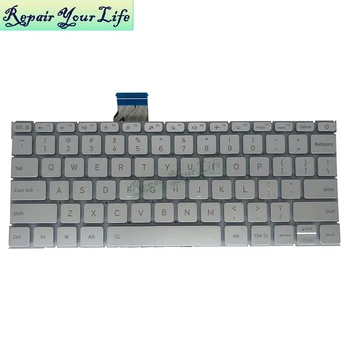 Клавиатура за лаптоп САЩ, Подмяна на Клавиатури за Xiaomi Mi Notebook Air 12,5, Английска Сребриста Осветление 6037B01276019Z.ND6BV.001