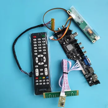 Комплект LTN170WX-L08 Панел Такса контролер за дистанционно управление 1440X900 1 CCFL LCD цифров HDMI-съвместим телевизор VGA USB AV 30pin DVB-C DVB-T 17