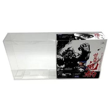 Кутия за показване на колекции за Toukiden: The Age of Demons /PSV1000/ Sony, прозрачни кутии за съхранение на игри, топла обвивка, прозрачен калъф за събиране на