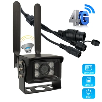 Мини 4K 4G Водоустойчива Камера 8mp Външно видеонаблюдение Wifi Безжична 2-Лентов Аудио IR за Нощно Виждане P2P ПРИЛОЖЕНИЕ IMX415 IMX307 5MP 2MP