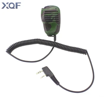 Мини камуфляжный микрофон K25 говорител микрофон за двустранния радио Kenwood BAOFENG UV-5R 5RA 5RE Plus преносима радиостанция