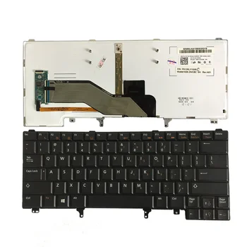 Нова американска за Dell Latitude E5420 E5430 E6220 E6230 E6320 E6330 английска клавиатура за лаптоп с подсветка