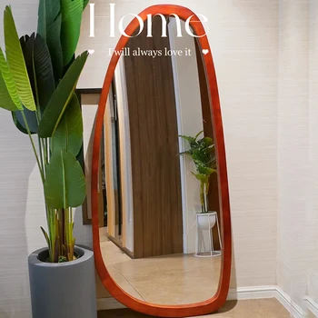 Огледала за спални, минималистичное корейското огледало в цял ръст, тоалетен огледало за всекидневната, нередовен Espelho Home Decoraction GXR35XP