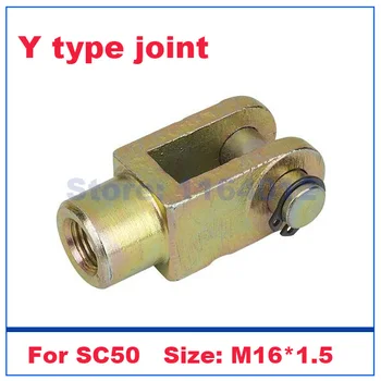 Пневматични детайли стандартен тип SC50 SU50 Y-образен панта на въздушния цилиндър за състав с диаметър 50 mm M16 *1.5