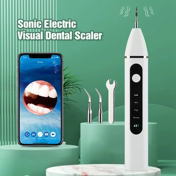 Скалер Преносим аудио електрически визуален скалер за премахване на зъбната плака