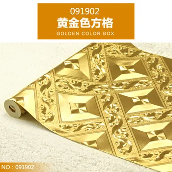 Таван тапети с диамант решетките KTV gold gold leaf тапети за хола, бар, коридор, таван тапети