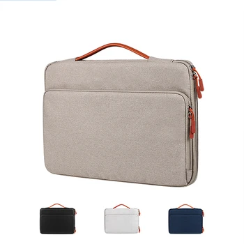 Универсална чанта за лаптоп 13/14/15 инча, калъф за преносим компютър Macbook, двоен цип, чанта за пренасяне на вашия компютър, чанта за iPad