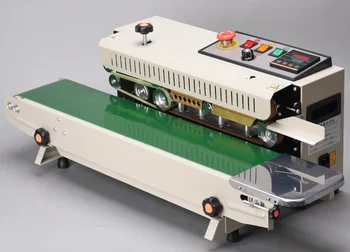 Усъвършенствана машина за постоянно запечатване на найлонови торбички FR-770, машина за запечатване на пакети от алуминиево фолио, increaser поточната маса, мерки и теглилки