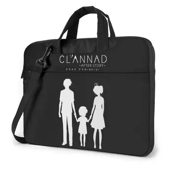 Чанта за лаптоп Clannad, пътна чанта с дръжка, чанта за компютър, противоударная реколта чанта за лаптоп