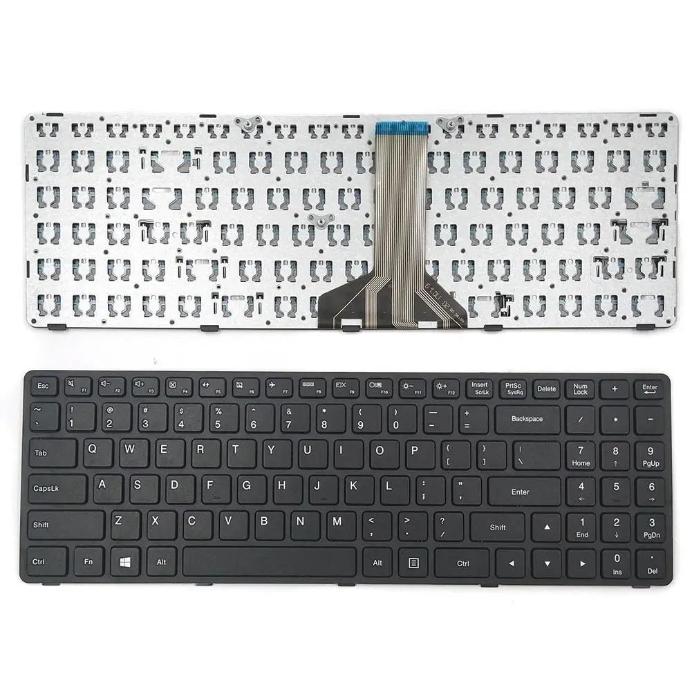 Резервни части за лаптоп, американска клавиатура за Lenovo Ideapad 100-15IBD без подсветка . ' - ' . 0