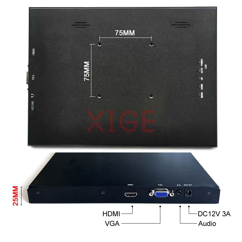 Метален корпус и заплащане на водача, Подходящи за N173HGE/B173HW01/B173HW02 40-Пинов LVDS Универсален Монитор съвместим с VGA-HDMI 1920*1080 17,3 