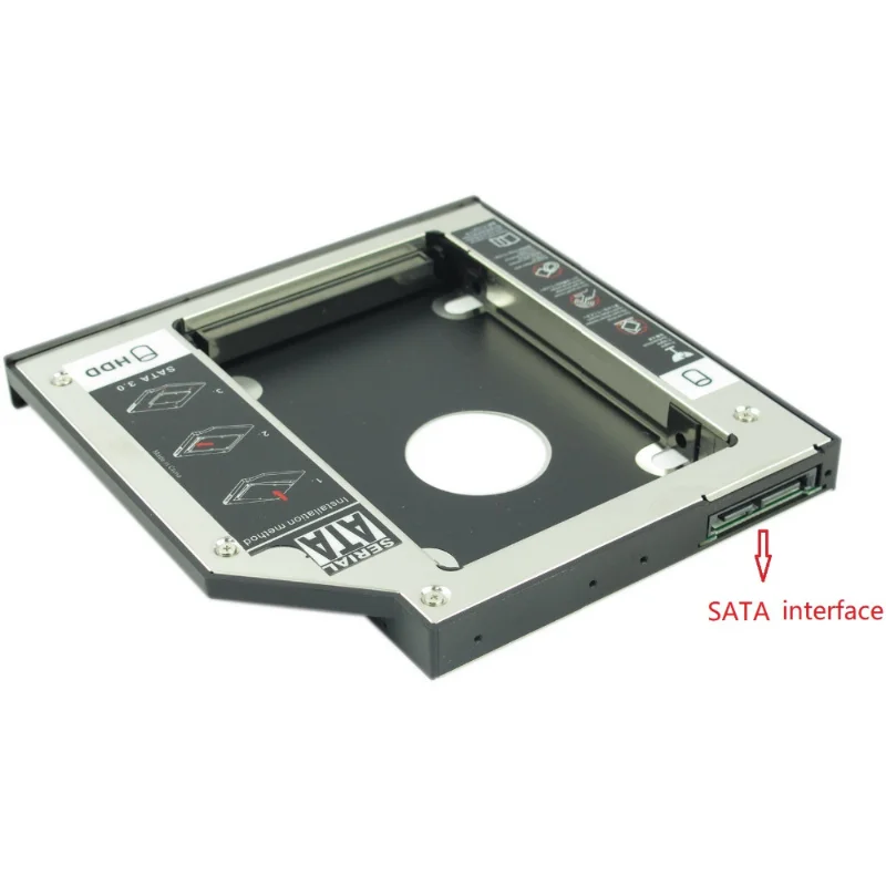 12,7 мм, SATA 2-ри HDD и SSD твърд диск адаптер на калъф за Acer Aspire 6530 6930 6930G твърд диск Caddy . ' - ' . 2