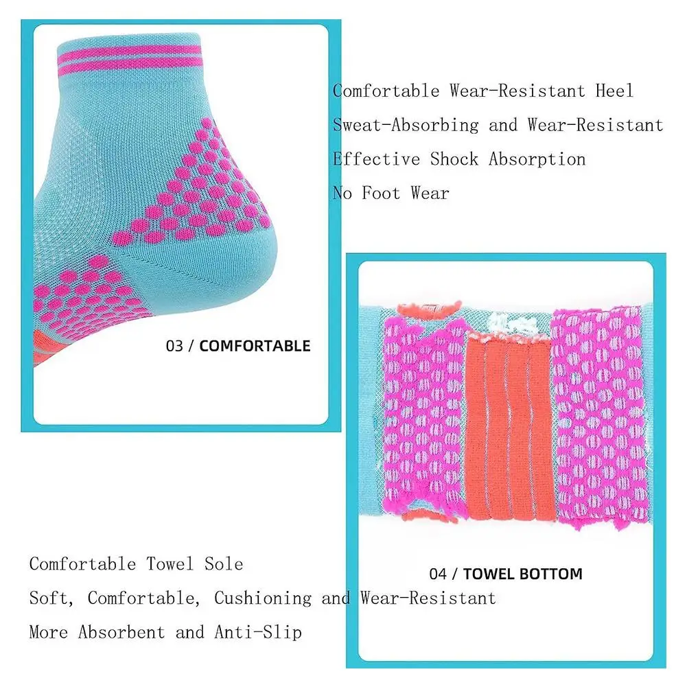 HIGHERSOCKS 2023 1 чифт нови компрессионных чорапи за крака Срещу умора При подошвенном фасциите, на долните болката в разклонения, болка чорапи за мъже и жени . ' - ' . 4