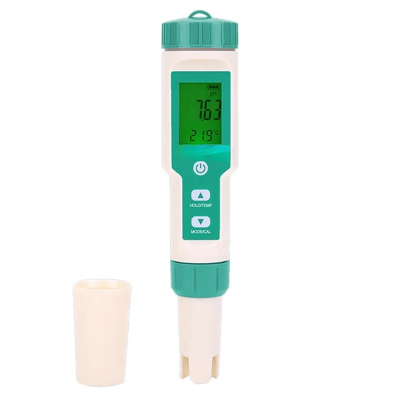 Китайски фабрично тестер за pH на водата дръжка м ORP 7 в 1 tds / ео / солена / orp измерване на температура, тестер . ' - ' . 4