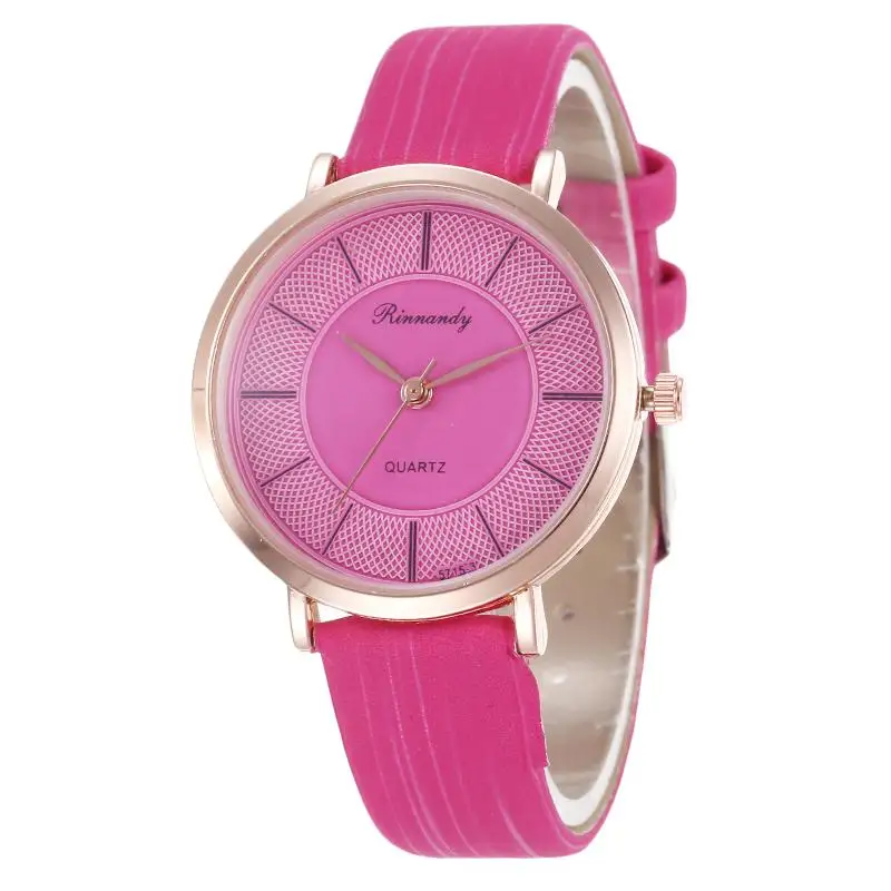 Модерен дамски часовник с голям циферблат, дамски кварцов часовник, с опростен дизайн на колана, дамски часовници . ' - ' . 4
