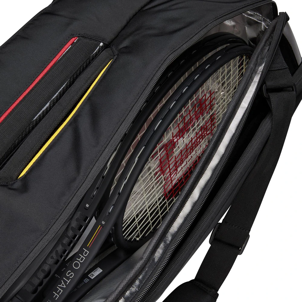 Wilson Tour Super Pro Staff, 9 опаковки, тенис чанта с покритие от тънък тел, двуслойни раница за ракети, сак за тенис ракети с изолация . ' - ' . 5