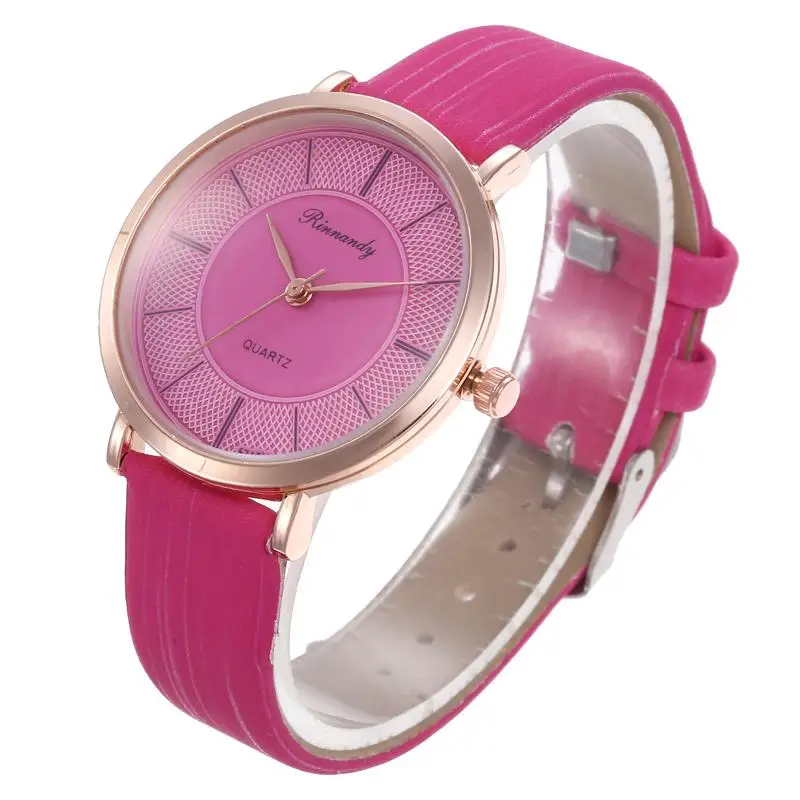 Модерен дамски часовник с голям циферблат, дамски кварцов часовник, с опростен дизайн на колана, дамски часовници . ' - ' . 5