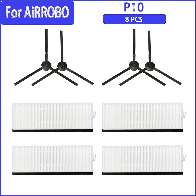За Взаимозаменяеми Резервни Части за Прахосмукачки AiRROBO P10 Странична Четка Аксесоари За предварителен филтър HEPA . ' - ' . 5