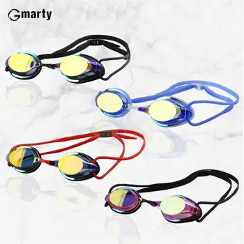 1 бр. професионални очила за състезания по плуване с покритие, фарове за мъгла, водоустойчив, със защита от ултравиолетови лъчи, силикагелевые очила