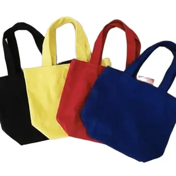 200 бр./лот, дизайнерски икономична памучен чанта-тоут, лека множество чанта за пазаруване в магазини за хранителни стоки, подходящо за да се раздадат подаръци 