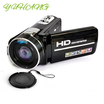 2023 Нов Цифров Фотоапарат с 3,0-Инчов, Въртящ екран Преносима HD-Камера с Литиево-йонна Батерия Подарък Dvr DV Vlog 1080P AVI