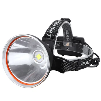 Мощен налобный фенерче led лампа-фенерче, 3 режима на работа, акумулаторна лампа за риболов на открито, на къмпинг, led главоболие лампа