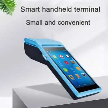 Принтер проверки за POS-терминал Android, ръчно Bluetooth, WiFi, 3G, NFC, събиране на данни, портативен скенер баркод 