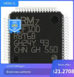 100% Нова Безплатна доставка STM32F100RBT6B STM32F100RBT6 STM32F100RBT6BTR ARM-MCU . ' - ' . 0