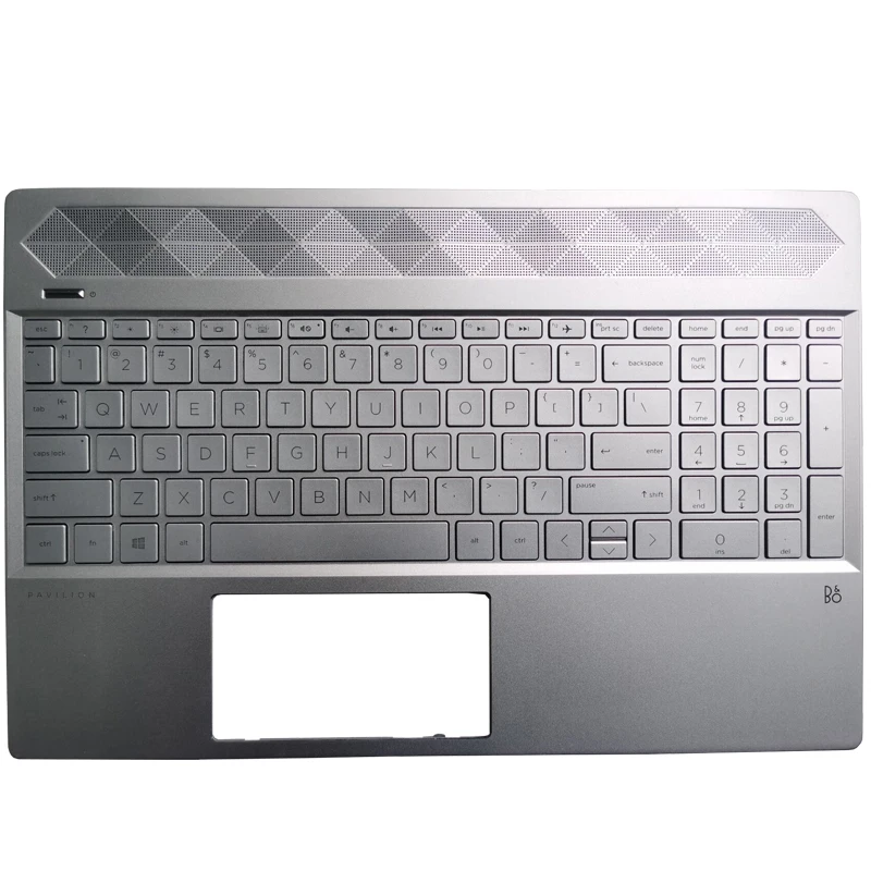 Новата клавиатура за лаптоп САЩ С Горната част на капака, за да Подложки за ръце за HP Pavilion 15-CW 15-CS TPN-Q208 TPN-Q210 Сребрист . ' - ' . 0